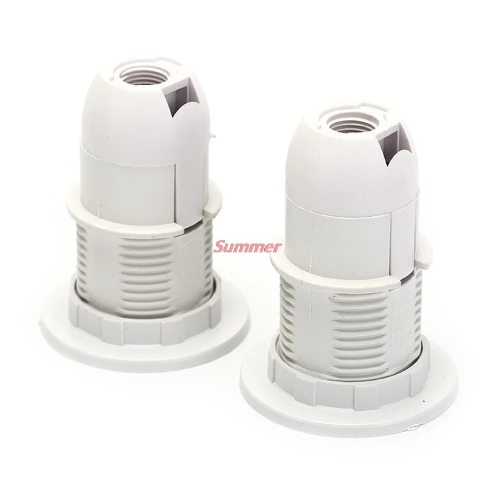2Pcs x 250V 2A E14 Light Bulb Lamp Holder Screw Base LED Light Lamp Bulb Holder Adapter Socket lampholder Pendant Fashion