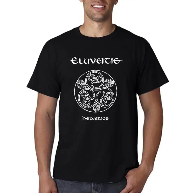 T Shirts For Printing Crew Neck Eluveitie Korean Style Short Sleeve Short-Sleeve Compression Mens T Shirts