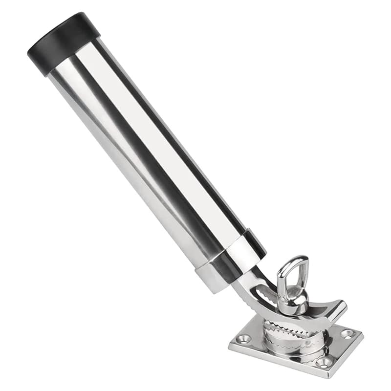 AU05 -Adjustable Fishing Rod Holder For Boat,Stainless Steel Fishing Rod Holder Deck Mount For Marine Boat Yacht