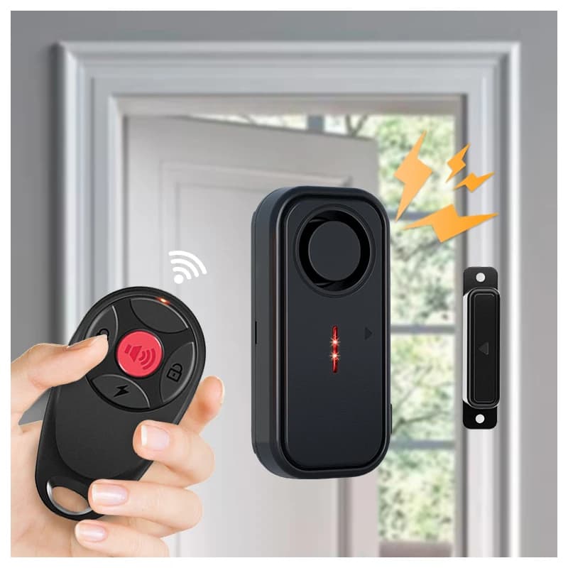Outdoor Door Window Alarm Sensor Security With Remote Control Burglar Alarm Magnetic Sensor Door Alert System Home Protection