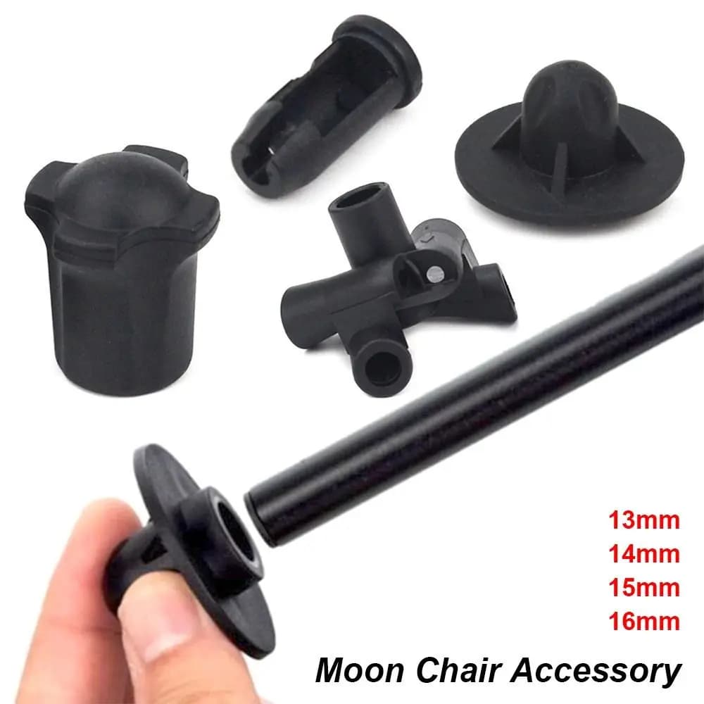 1Set Universal Protectors Plug Connector Moon Chair Leg Covers Anti-slip Wear-resistant Camping Anti-sag Ball Foot Covers