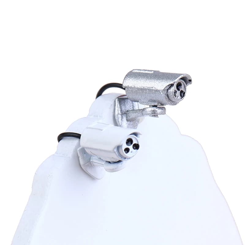 1Pc 1:12 Dollhouse Miniature Camera Surveillance Camera Doll House Decor Model