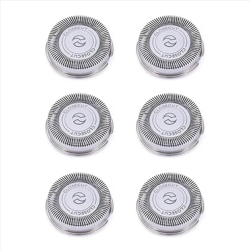 6Pack SH30 Replacement Heads for Philips Norelco Shaver Series 3000, 2000, 1000 and S738, with Durable Sharp Blades