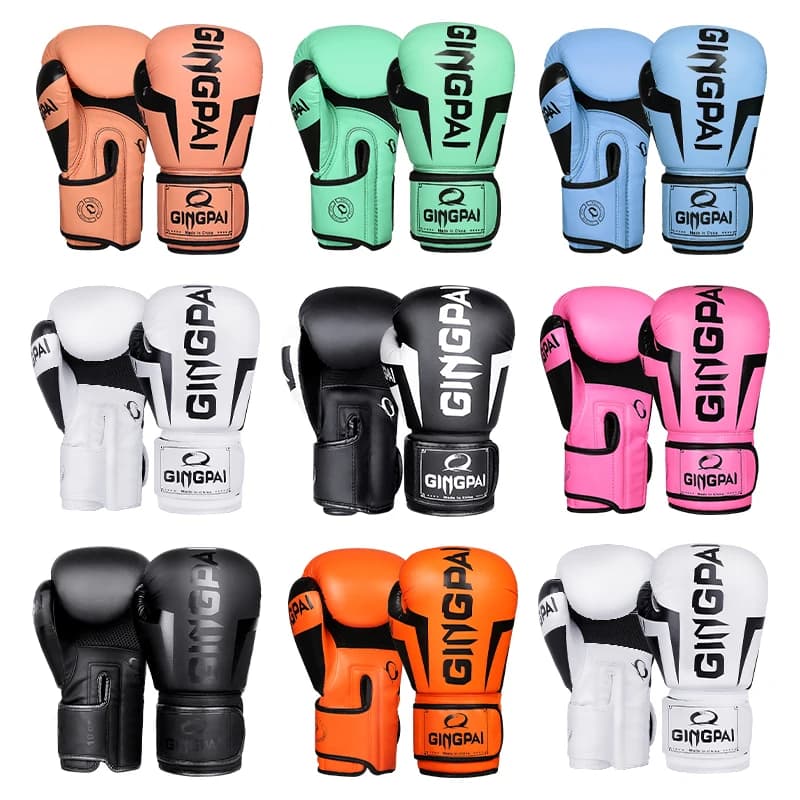 12oz Boxing Gloves for Men Women Sparring Gloves PU Muay Thai MMA Profession Kickboxing Adults Sandbag Training Gloves Equipment
