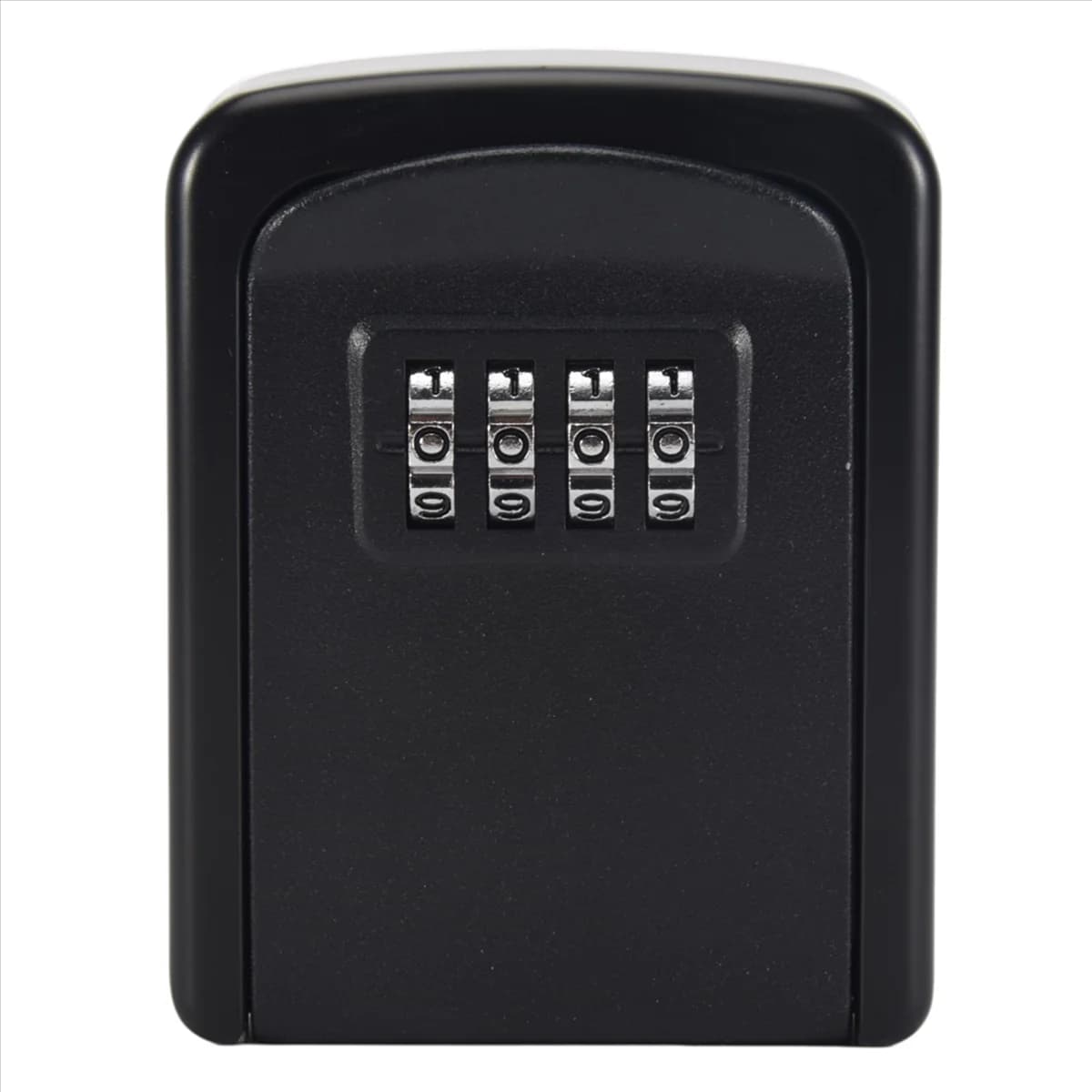 Key Lock Box Wall Mounted 4 Digit Combination Lock Box for House Key Weatherproof Security Key Storage Lock Box Black