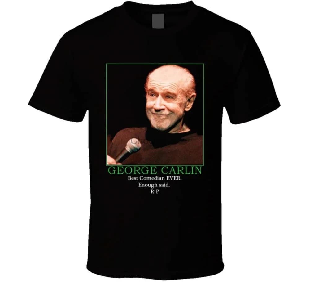 George Carlin Comedian Rip Tribute T Shirt