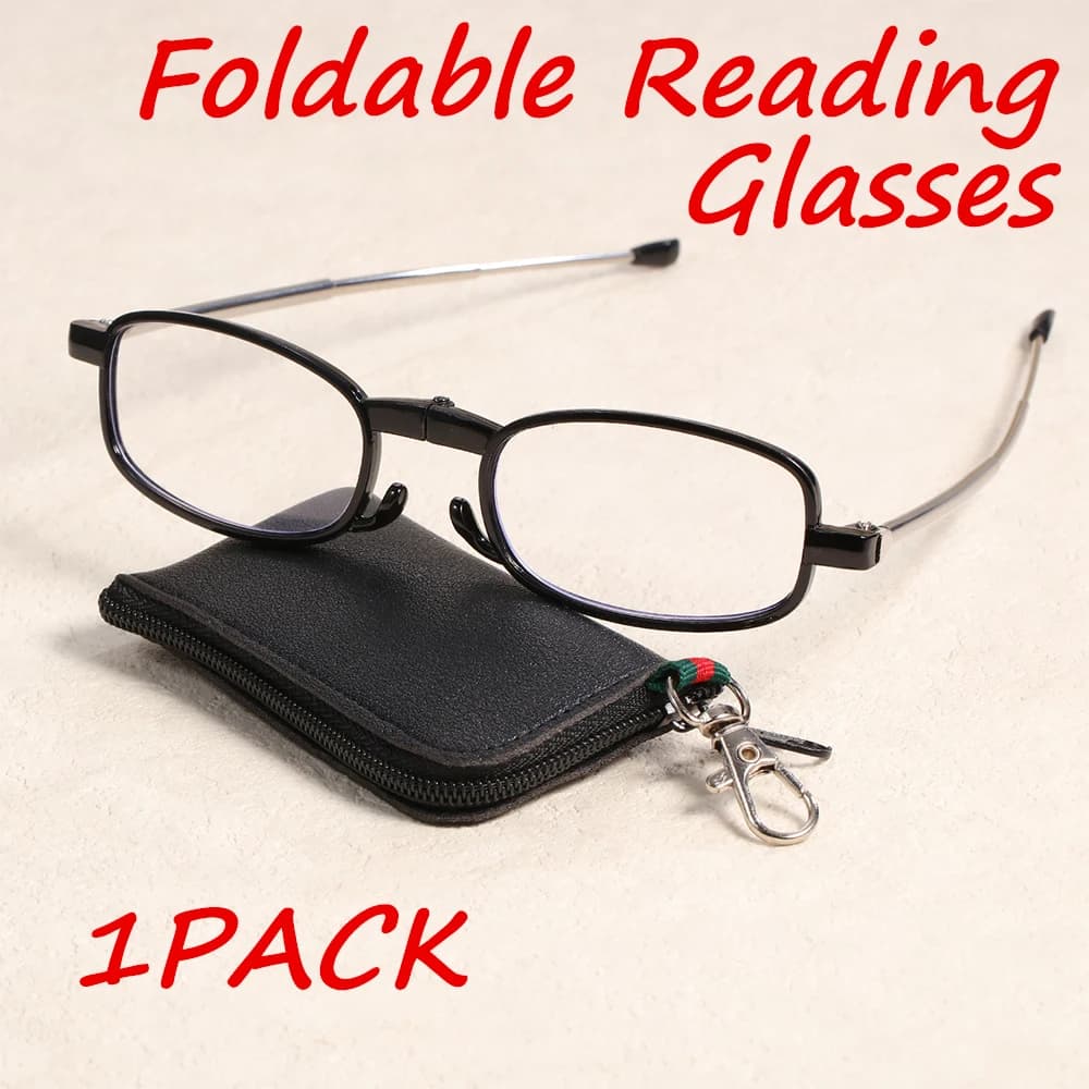 1pc High-definition Reading Glasses Unisex Ultralight Resin Presbyopic Eyeglasses Portable Foldable Vision Care Readers Eyewear