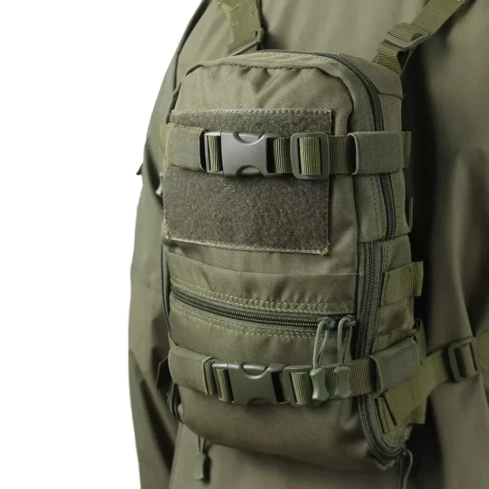 Russian Equipment Kit Small Green Man Camouflage Green Black Outdoor Bag Camping Training Storage Equipment Kit WW2 WWII