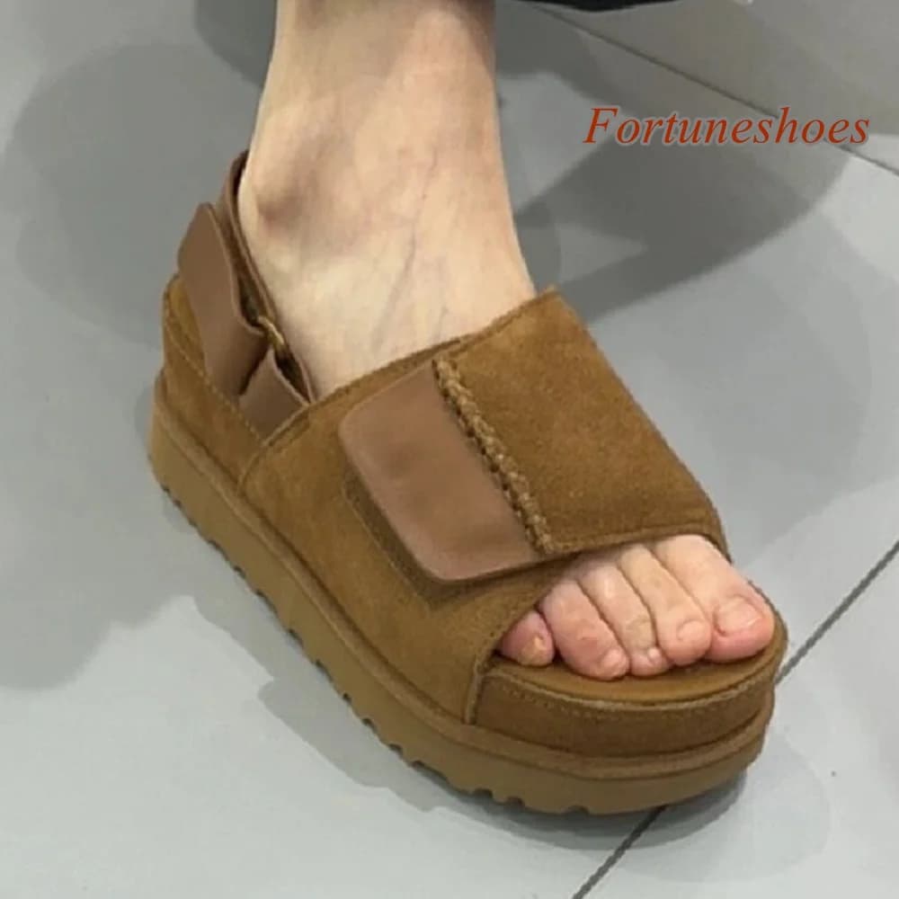 One Word Belt Buckle Women Sandals Solid Chunky Heel Peep Toe Sandals 2024 Newest Fashion Casual Dress Party Summer Slippers