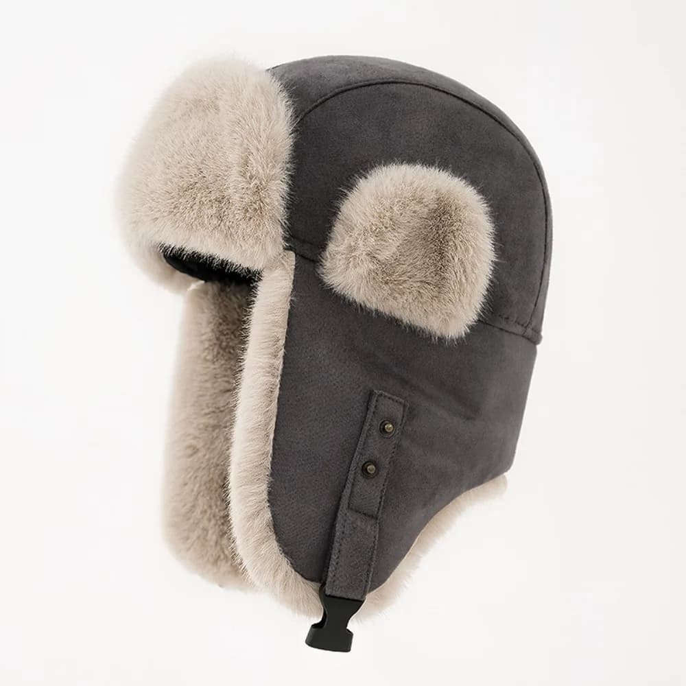 New Style Winter Warm Lei Feng Hat Thickened Plush Ear Protection Trapper Hat Cycling Korean Ear Protection Hat Winter