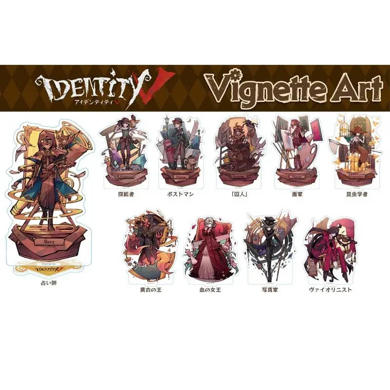 Game Identity V Acrylic Stand Doll Anime Prospector Prisoner Entomologist Figure Model Plate Cosplay Toy For Gift