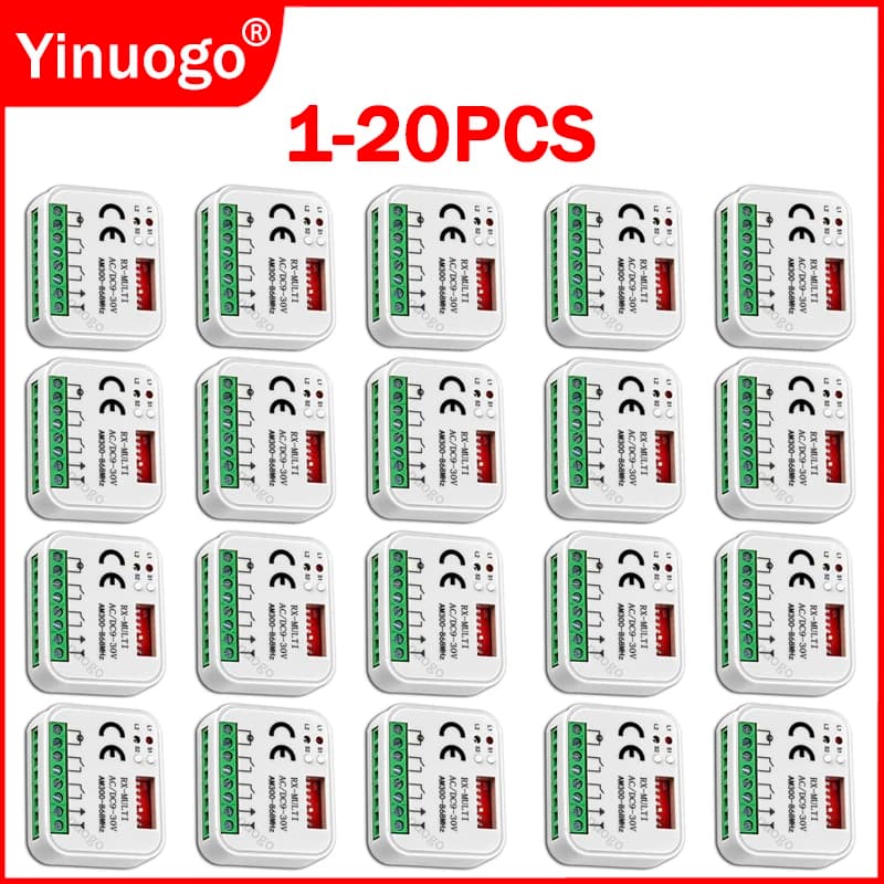 Universal Garage Door Gate Remote Control Receiver RX MULTI 300 a 868 MHz Receiver AC/DC9-30V Gate Controller Opener Transmitter