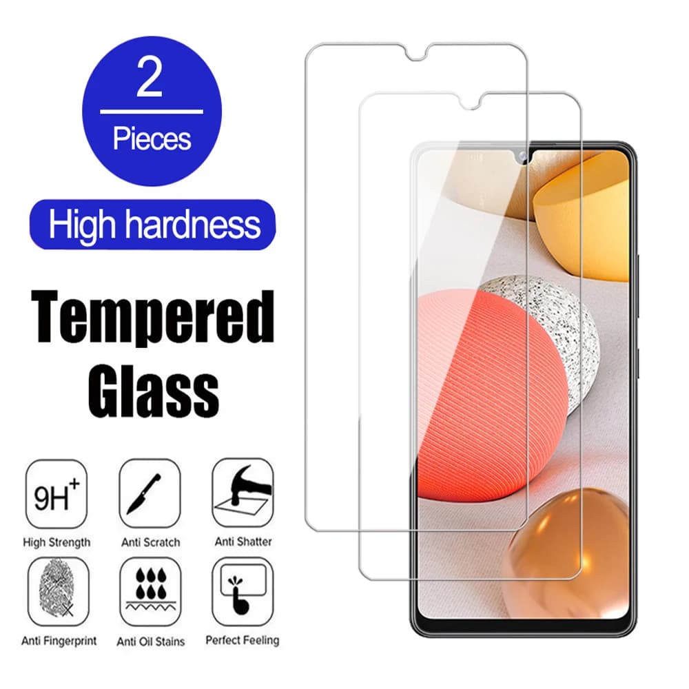 2Pcs Glass For Samsung Galaxy M42 M51 M52 M53 M55 M62 5G Screen Protector A41 A42 A51 A52 A53 A54 A55 A71 A72 A73 Tempered Film