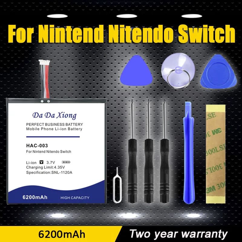 True Capacity 6200mAh HAC-003 Battery For Nintendo HAC-S-JP/EU-C0, Switch Console HAC-001
