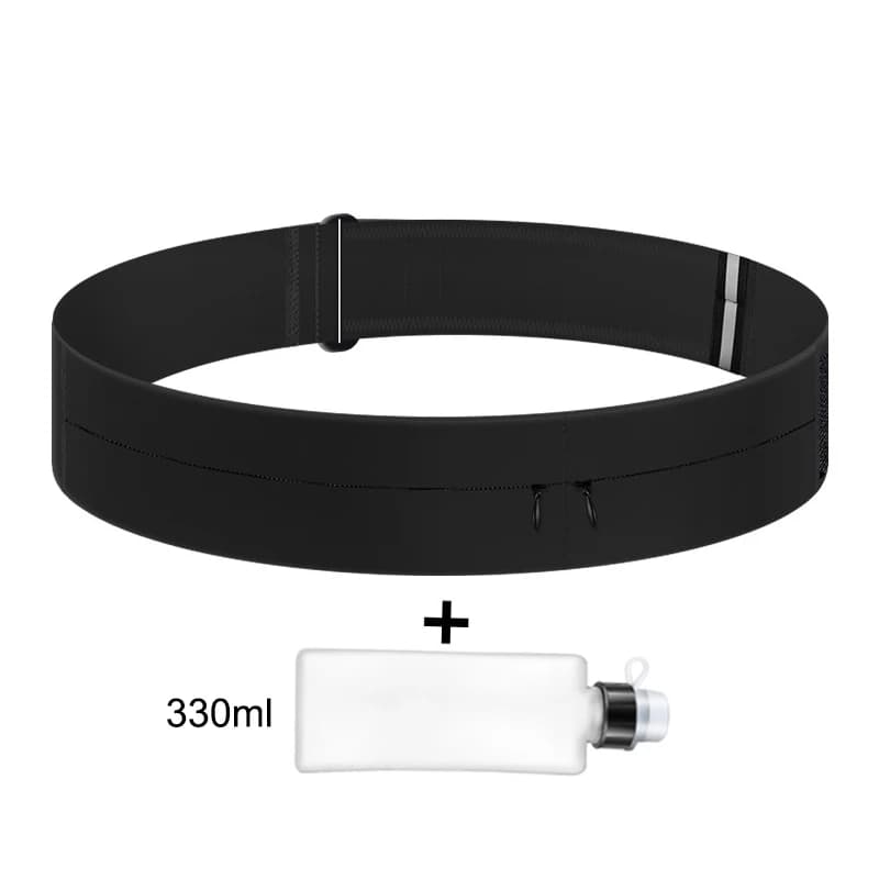 Running Belt Waist Bag with Water Bottle Women Sports Fanny Pack Men Phone Pouch Jogging Gym Bags Hydration Run Accessories