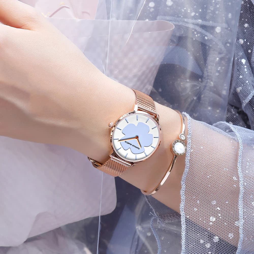 HANNAH MARTIN Women Watch Black Technology UV Photochromic Sun Fashion Casual Waterproof Watch for Women Relogios Feminino Reloj