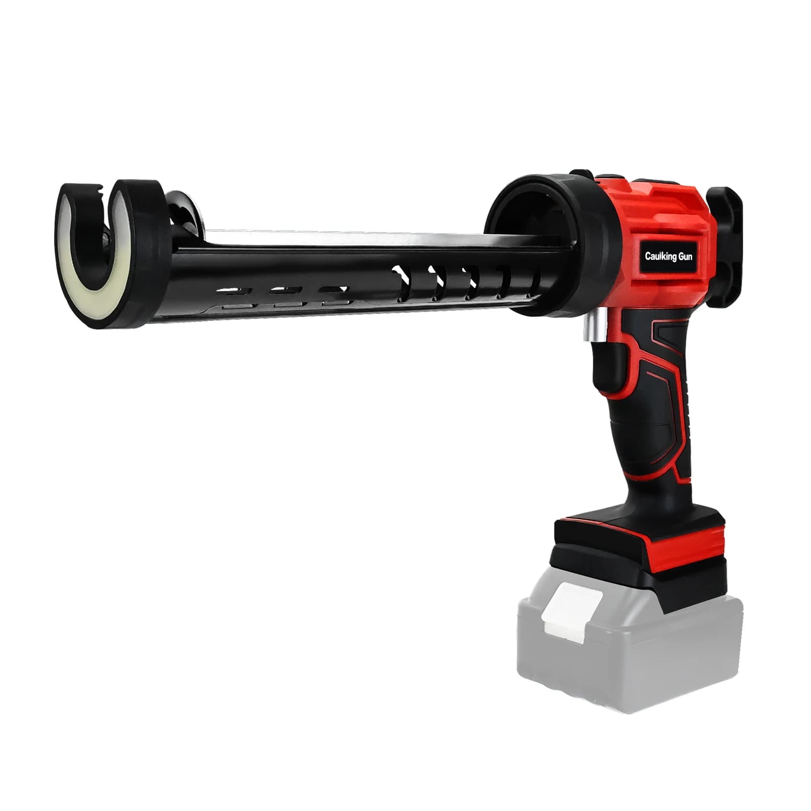 Cordless Caulking Gun 10oz/300ml Electric Silicone Gun 4 Adjustable Speed Adhesive Gun with LED Light for Makita 18V Battery