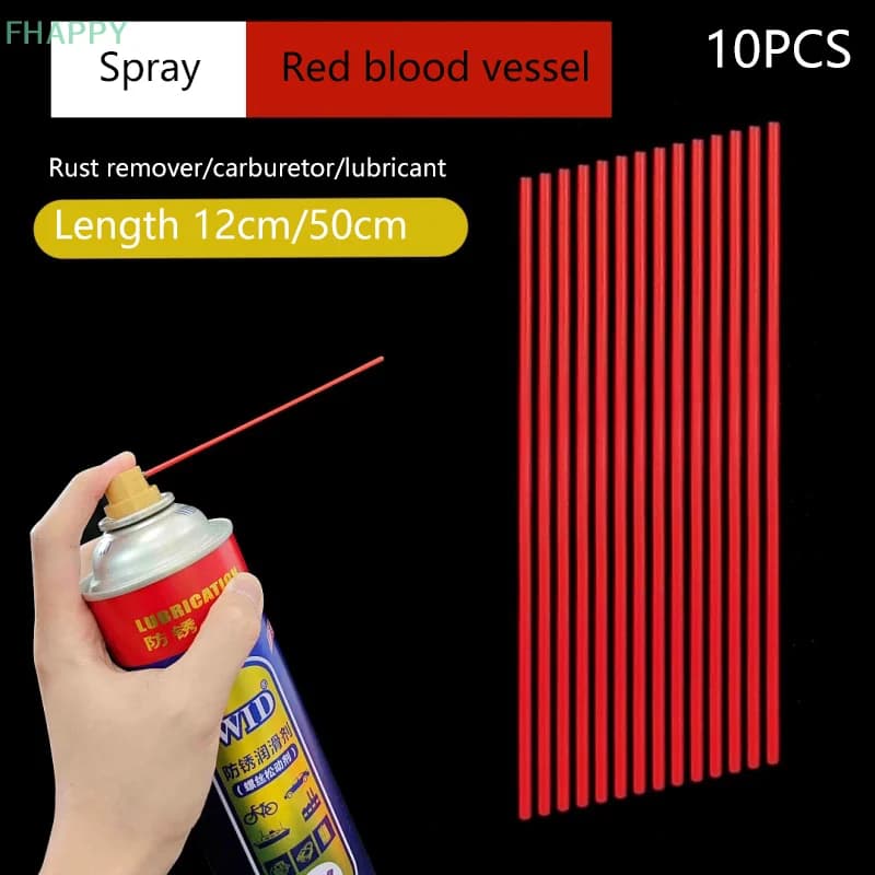 Cleaning Agent Small Tube Red Extended Type Cleaning Carbon Tool Cylinder Bi Cleaning Spray Nozzle Throttle Valve Special Use