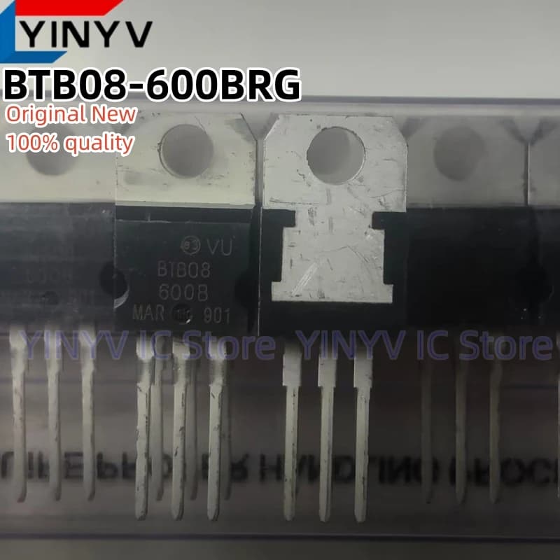 10-50Pcs BTB08-600BRG BTB08-600B TO-220 BTB08 Snubberless™, logic level and standard 8 A Triacs Original New 100% quality