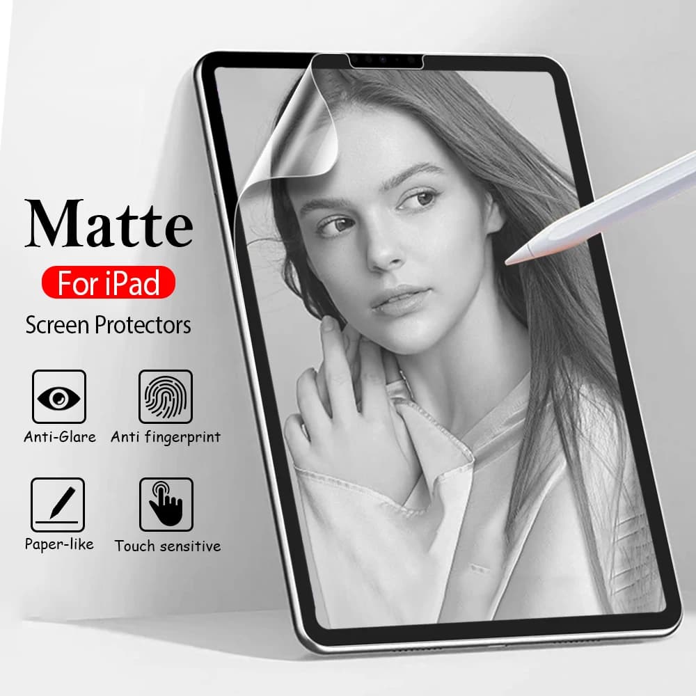 Like Paper Film Screen Protector For Ipad Pro 13 12.9 11 2025 M3 10th Generation A16 Air 4 5 9th 10.2 Mini 6 7 Matte Film Writer