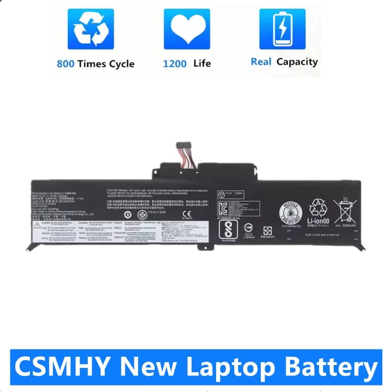 CSMHY New Original 51Wh 01AV432 01AV434 01AV433 Laptop Battery For Lenovo ThinkPad YOGA 260 370 YOGA X380 SB10F46465 SB10F97589