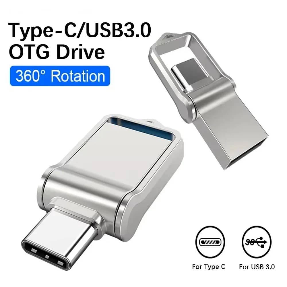Original Type C USB Flash Drives 512GB 1TB Pendrive High Speed USB 3.0 Pen Drive OTC 2TB U Disk Memory Stick For Xiaomi Phone PC