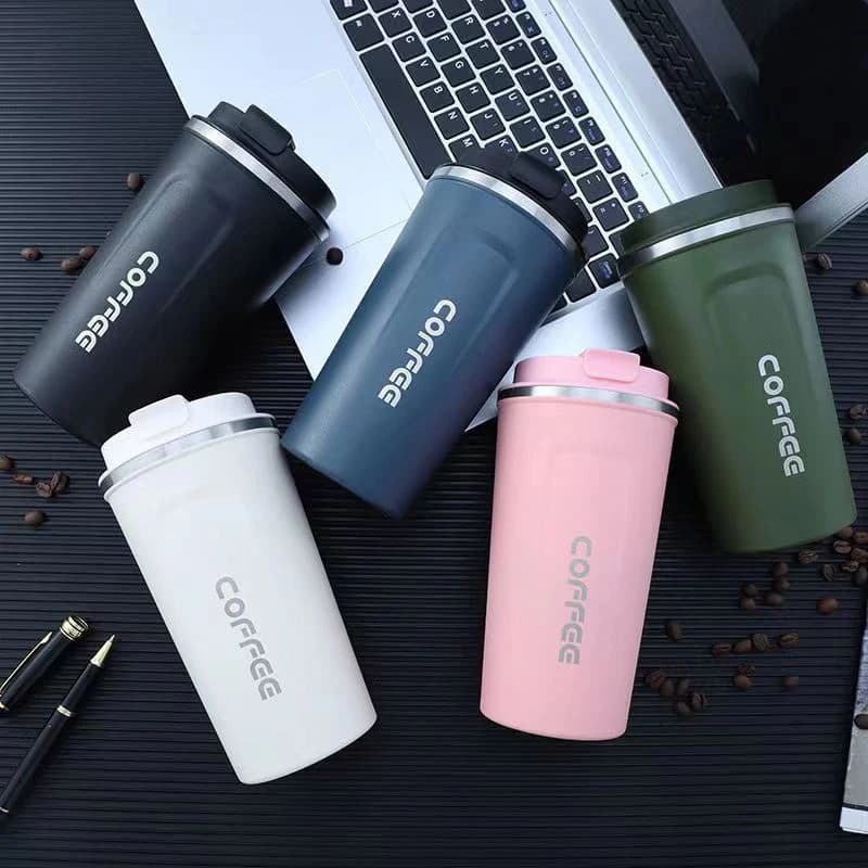 510ml Water Bottle Leakproof Travel Thermo Cup Double Stainless Steel For Tea Water Coffee Mug Car Thermos Mug