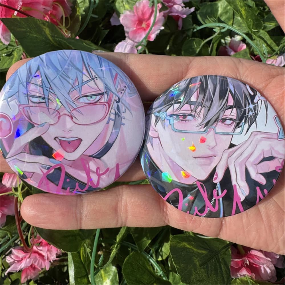 Game Alien Stage Till Ivan Cosplay Costume Badge Pin SPTE Tinplate Brooch Accessories