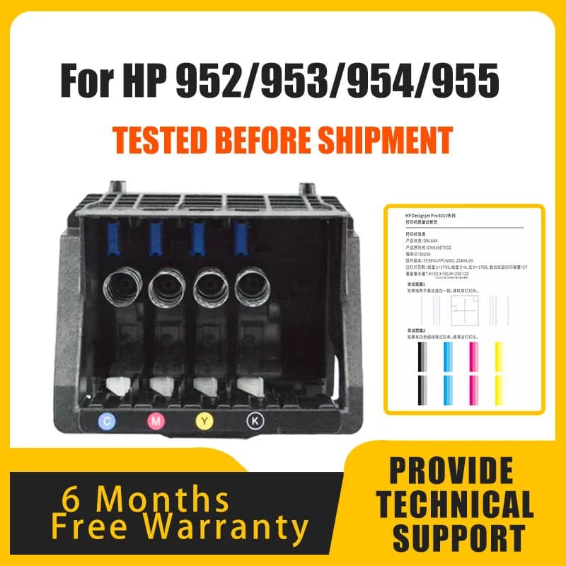For HP 952 953 954 955 Printhead  for HP Officejet Pro 8210 8710 8720 8730 8216 8745 8740 8715 7740 7720 hp8710 프린터헤드