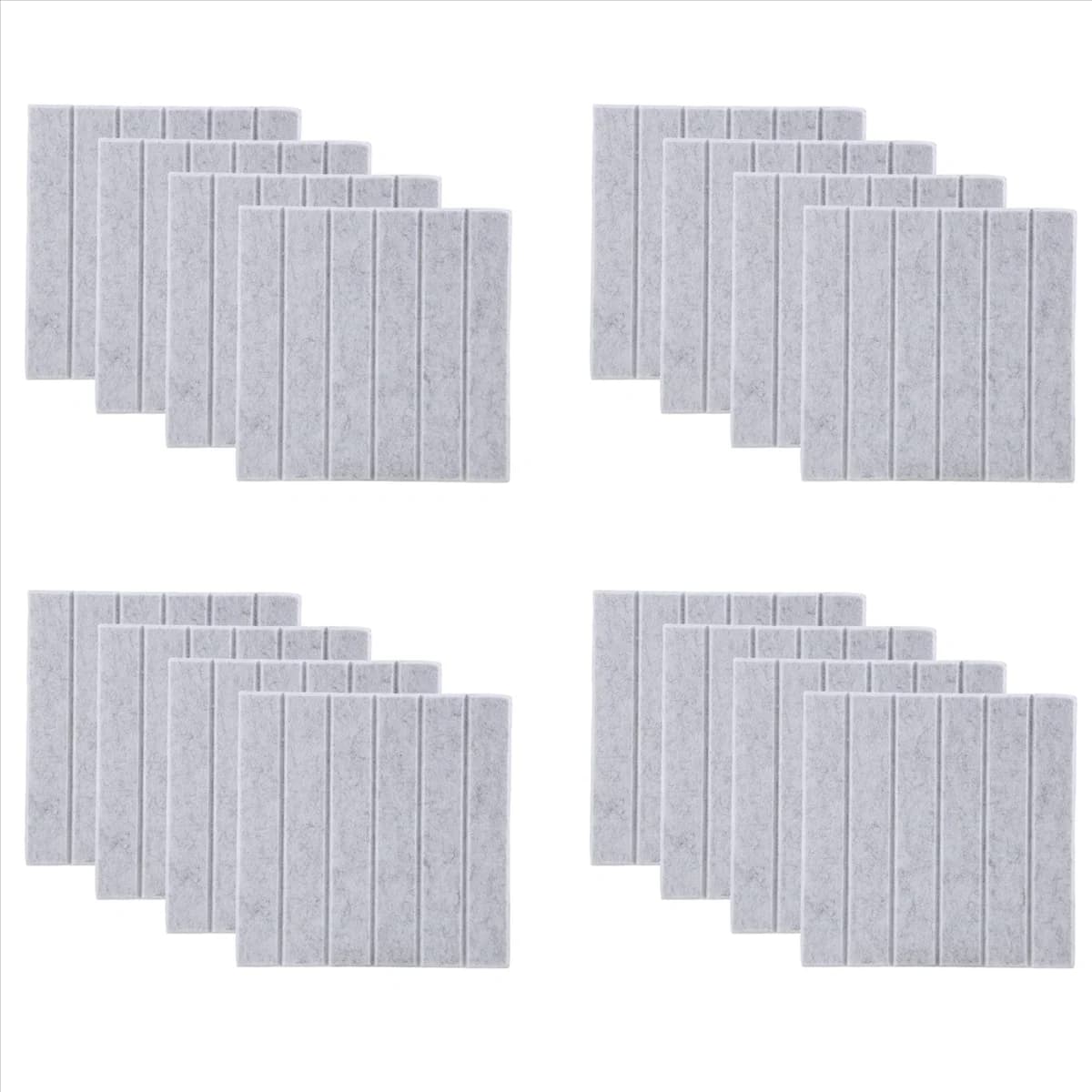 12 Pcs Sound-Absorbing Panels Sound Insulation Pads,Echo Bass Isolation,Used for Wall Decoration and Acoustic Treatment