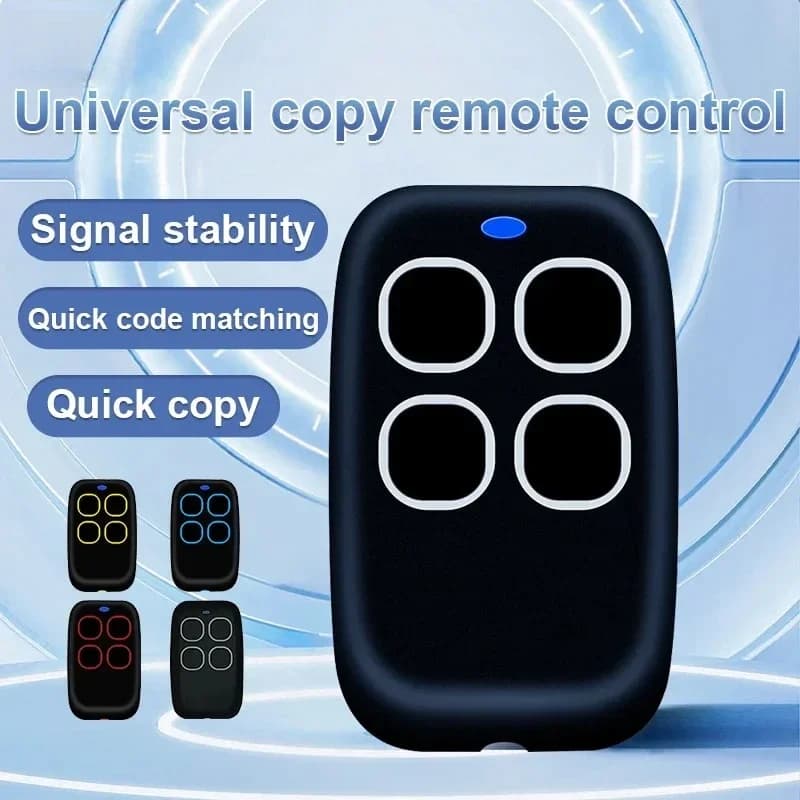 Garage Door Remote Control Duplicator 433MHz Multi-Frequency Code Grabber Clone Gate Key Fob Command Hand Transmitter