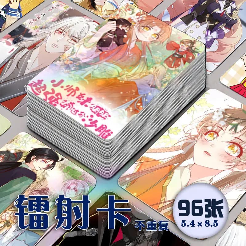 100 Pc/set Little Junior Sister is obviously very strong but is also very silly Manga Laser Lomo Card Album Characters card