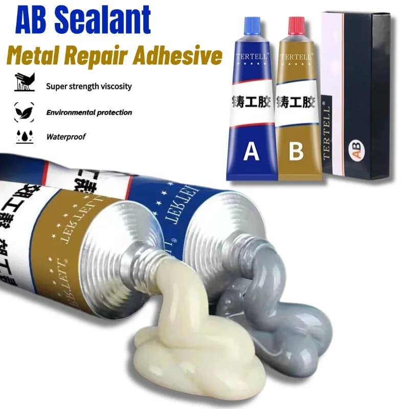 20/100/200/300g AB Sealant Metal Repair Adhesive Heat Resistance Cold Welding Glue High Strength Repair Casting Adhesive Agent