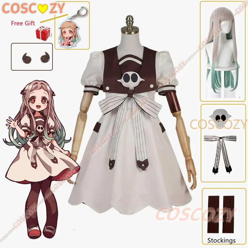 Anime Toilet-bound Jibaku Shounen Hanako-kun Yashiro Nene Cosplay Costume Woman New Cosplay idea Party Dress for Summer