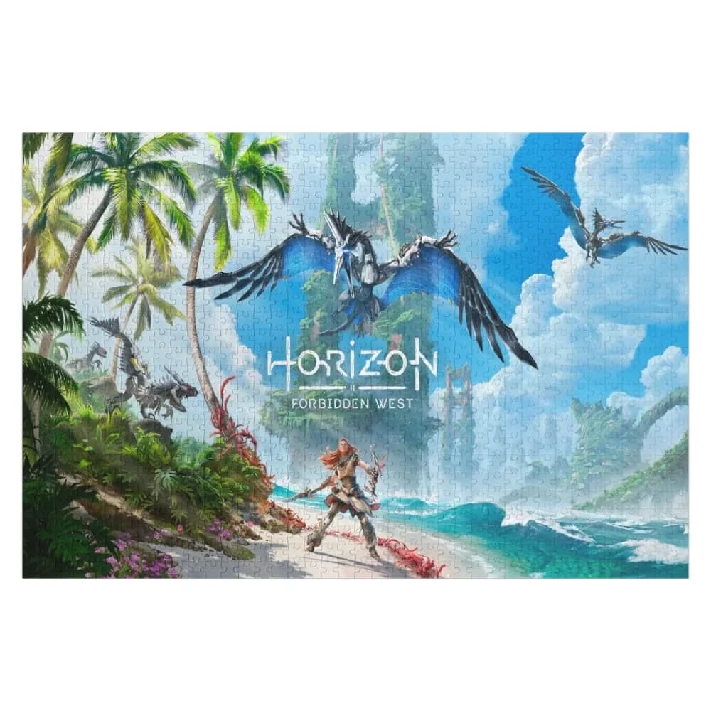 Scenery - Horizon Forbidden West Jigsaw Puzzle Wooden Compositions For Children Personalized Toy Puzzle