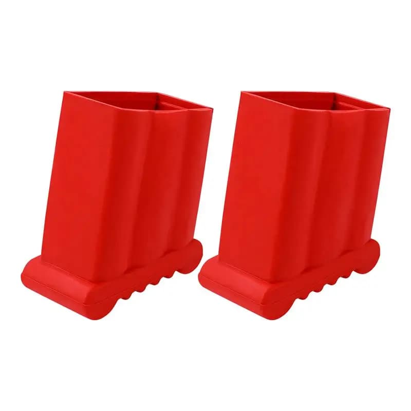 2pcs Ladder Feet Rubber Pads Step Ladder Feet Covers Anti-slip Telescoping Ladder Feet Mats