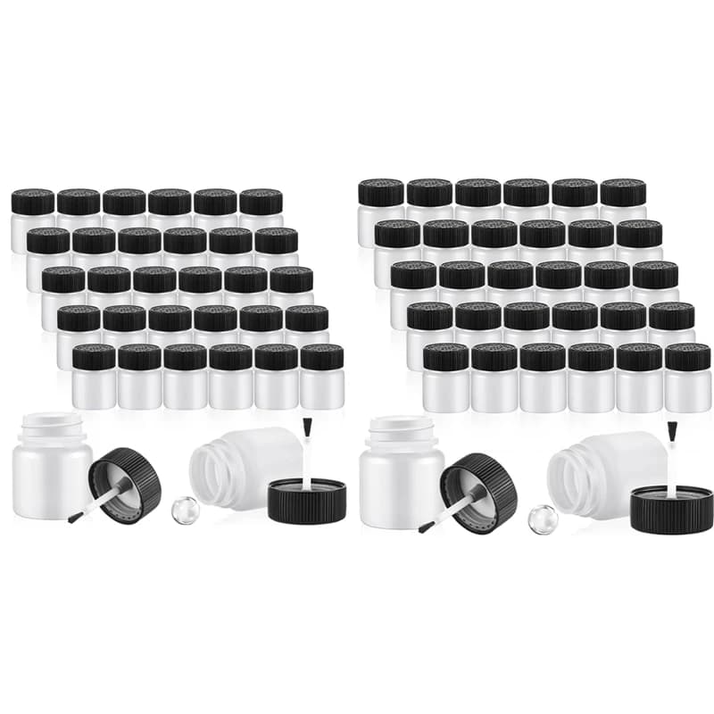 Touch Up Paint Bottles 30 Ml Empty Touch Up Paint Container With Brush & Mixing Ball For Chip Repair Car