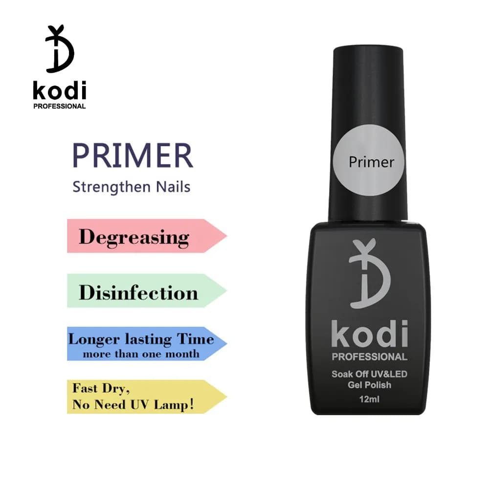 YD KODI PROFESSIONAL top Base Coat Gel Polish UV Soak off Reinforce 12ml Nail Art Manicure Gel Varnish Primer Base Coat