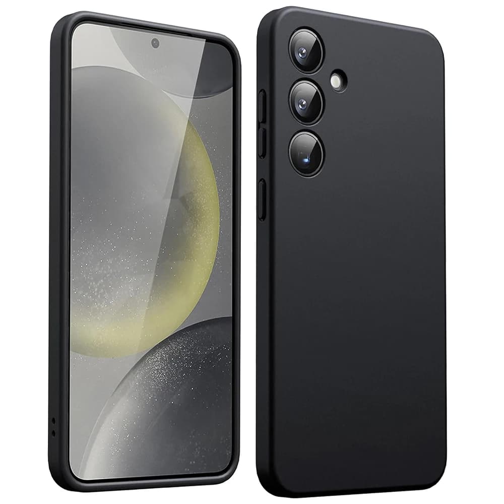 Shockproof Silicone TPU Phone Case For Samsung Galaxy S20 S21 S22 S23 S24 Ultra FE S10 S9 S8 Plus lite 5G Black Soft Back Cover