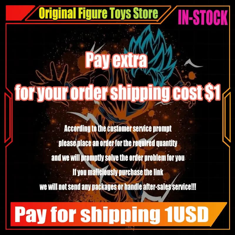 Pay extra for your order shipping cost $1
