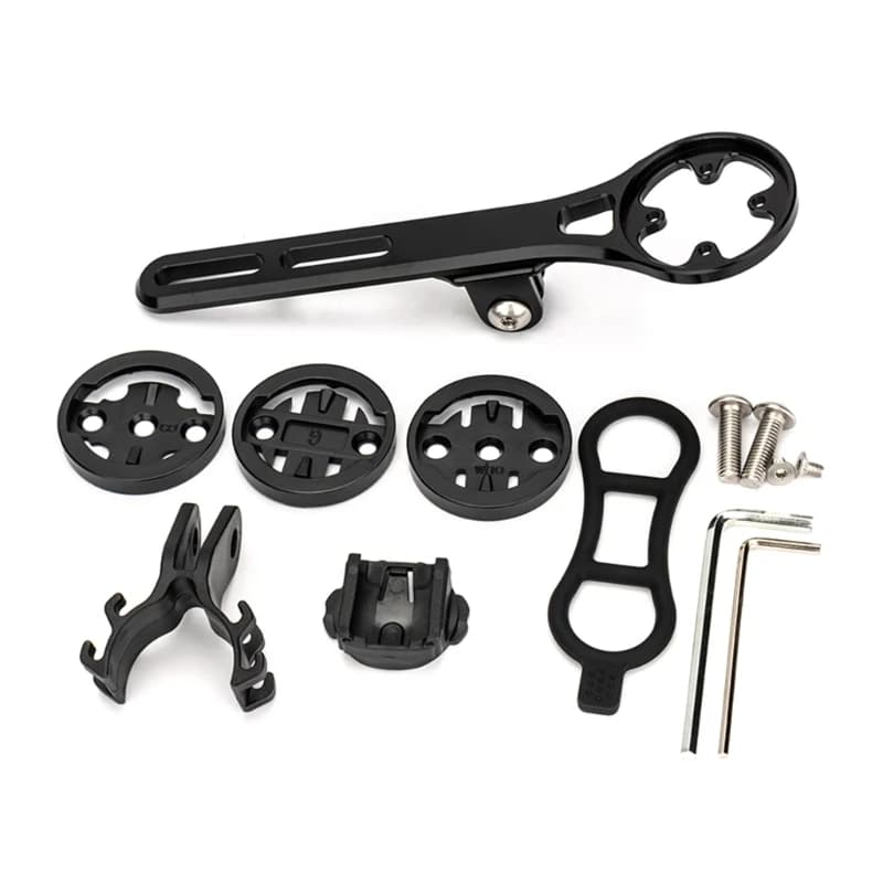 Bicycles Phone Flashlight Stem Brackets Extension Mount Handlebars Adjustable Holder for Cycling Bicycles Computer Mount