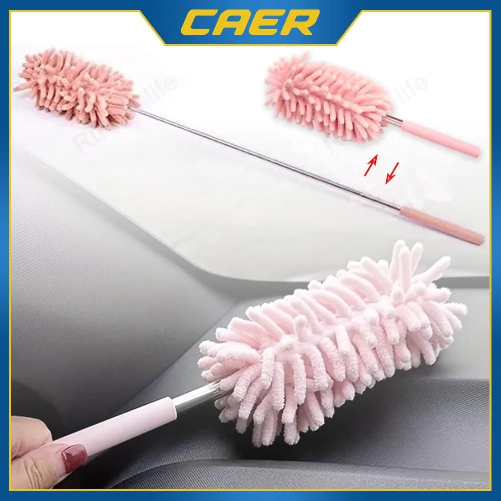 1/2Pcs Mini Car Duster Brush Telescopic Dust Remover Cleanning Washing Tool for Home Auto Air-conditioner Furniture Shutter