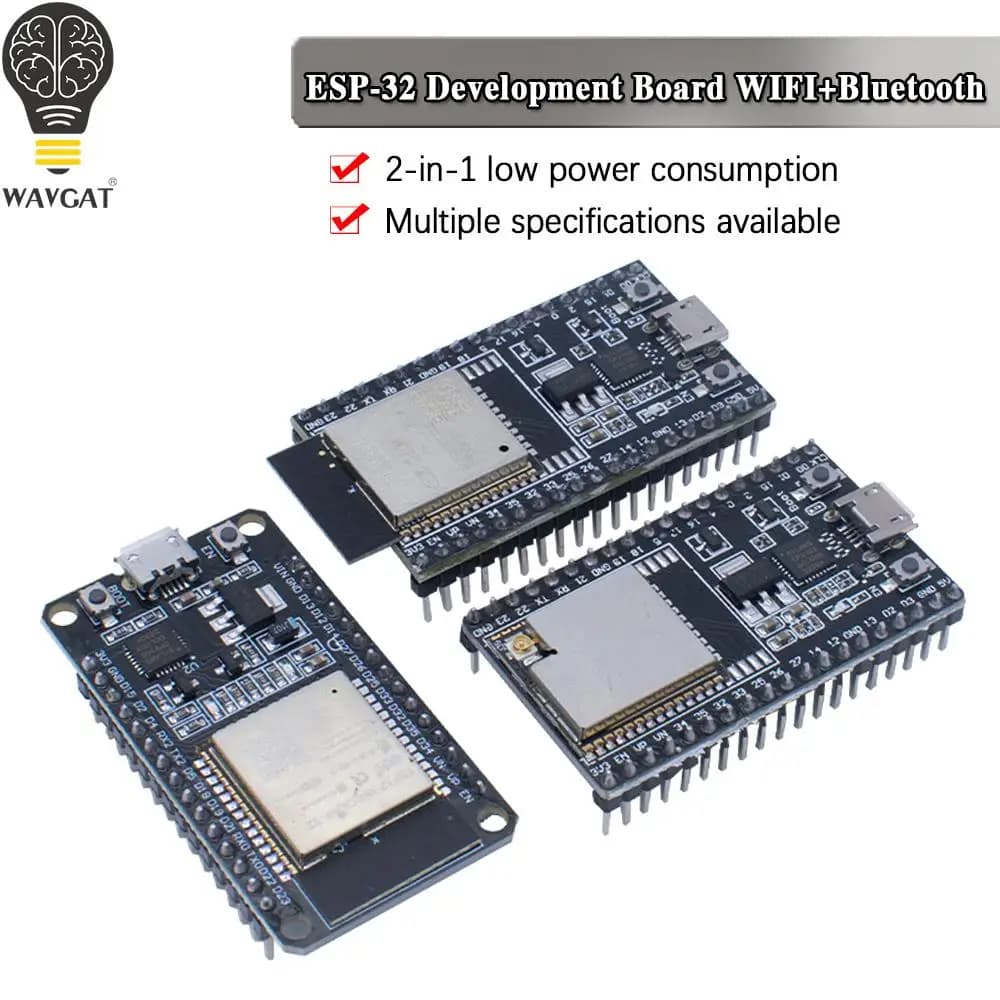 ESP32 Development Board WiFi+Bluetooth Ultra-Low Power Consumption Dual Core ESP-32S ESP32-WROOM-32D ESP32-WROOM-32U ESP 32