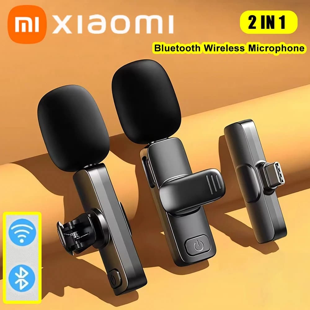 Xiaomi K9 Bluetooth 2.4G Wireless Microphone Portable Audio Video Recording For Iphone Android Outdoor Live Gaming Phone Mic