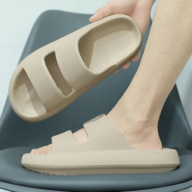 Fashionable Casual Beach Sandals Trendy Plus Size Couple Model Summer New Arrival EVA Sole Men's Slippers