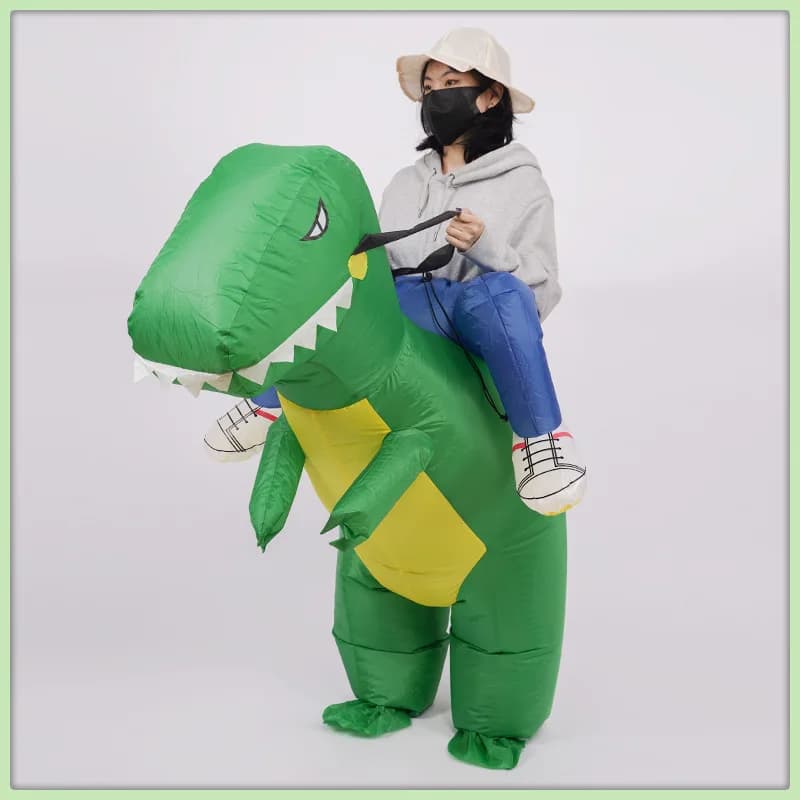 Inflatable Dinosaurs Cosplay Costume Halloween Party Children's Day Perform Funny Cosplays Inflatable Clothing Children Adults
