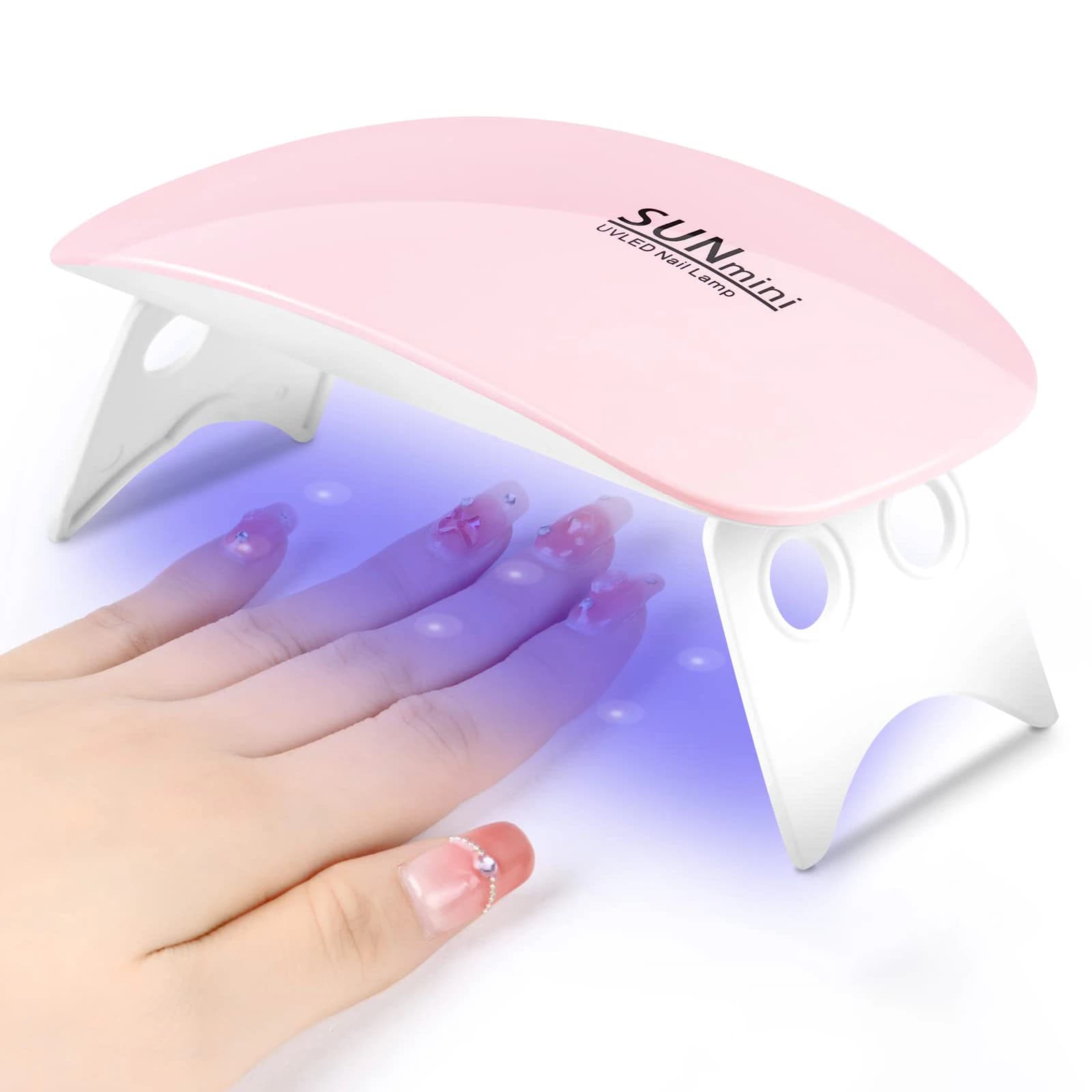 YIKOOLIN Mini Nail Art Lamp UV LED Nail Art Lamp Polishing Polymer Nail Art Tools 3Pcs/6Pcs Lamp Beads for Novices or Home DIY