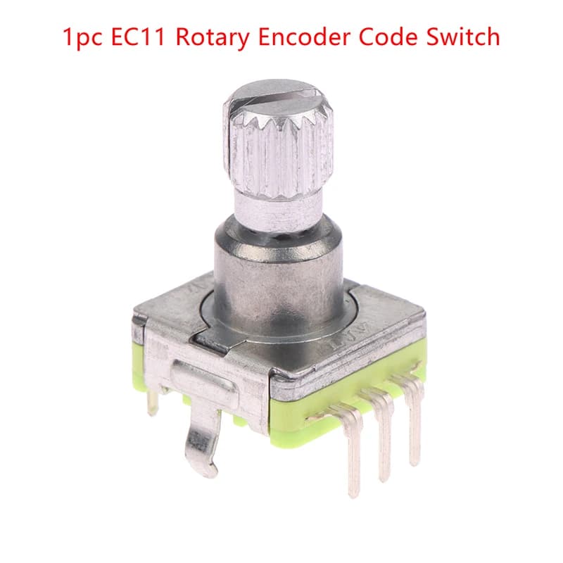 1pc EC11 Digital Potentiome Rotary Encoder Switch 30 Position With Push Button Switch Car DVD Volume Rotary With Switch