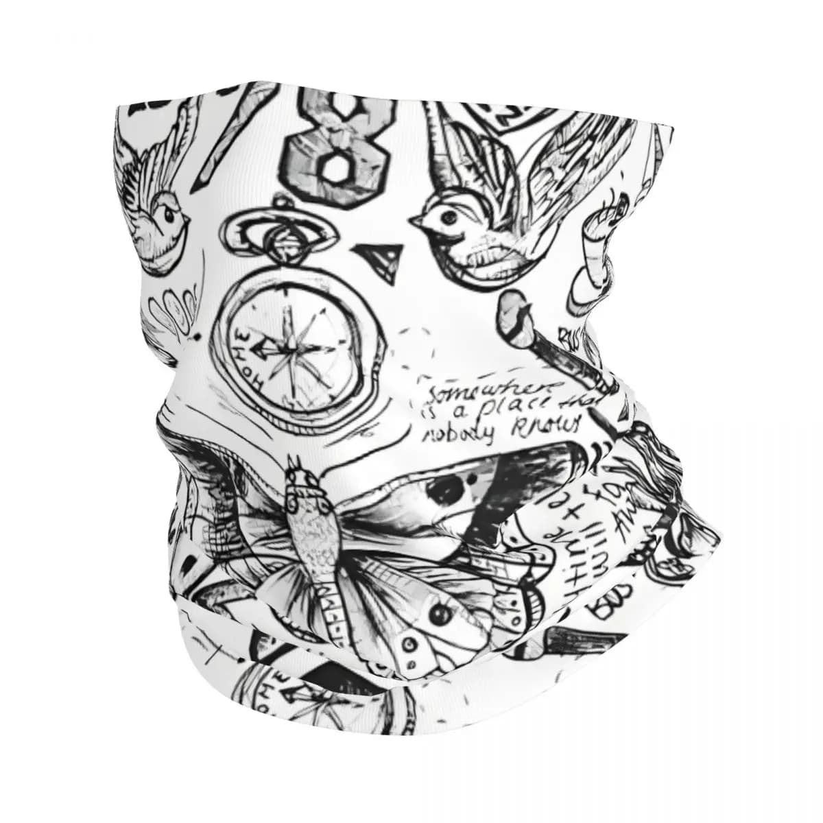 Bandana Neck Cover Motorcycle Club O-One Band D-Direction Face Mask Multifunctional Headwear Cycling Unisex Adult Breathable