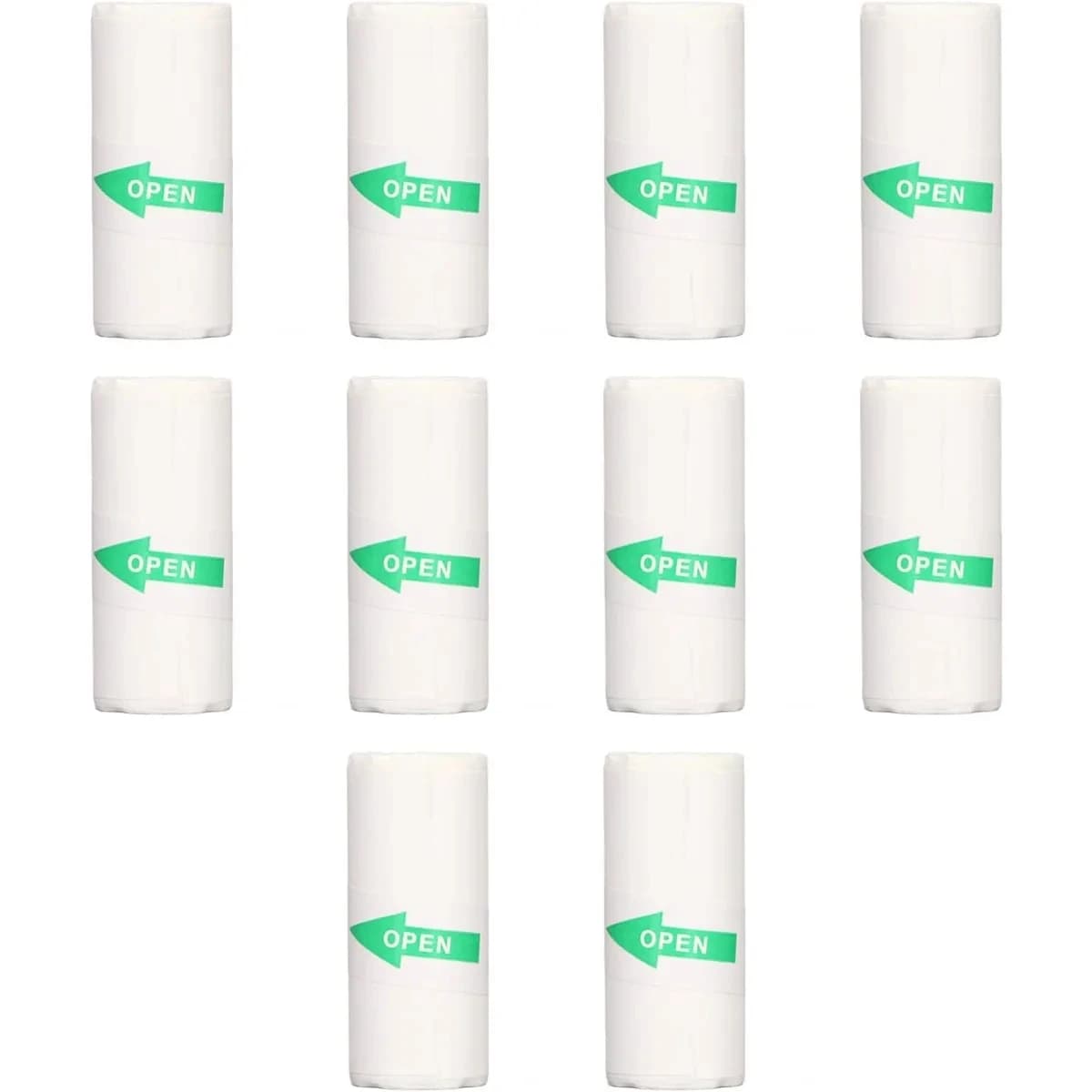 10Pcs Mini Printer Paper For peripage Self Adhesive Thermal Paper Printable Sticker Paper for Pocket Thermal Printer
